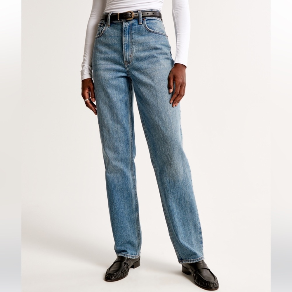 Abercrombie & Fitch 90s straight ultra high rise jean